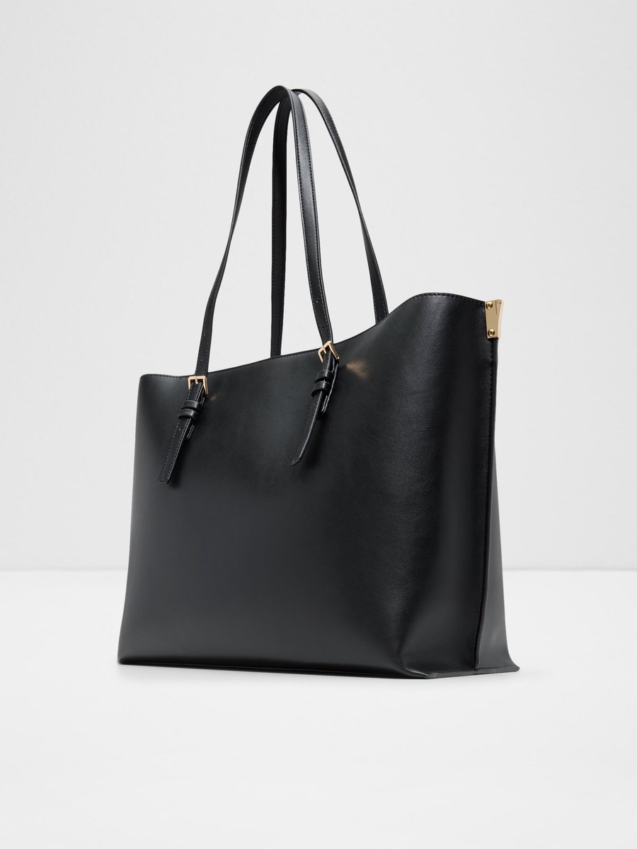 Women Black Plain Handbag