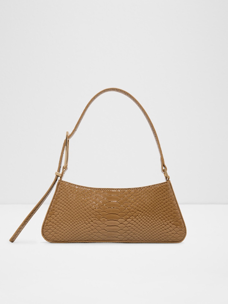 Women Brown Textured Shoulder Bag
