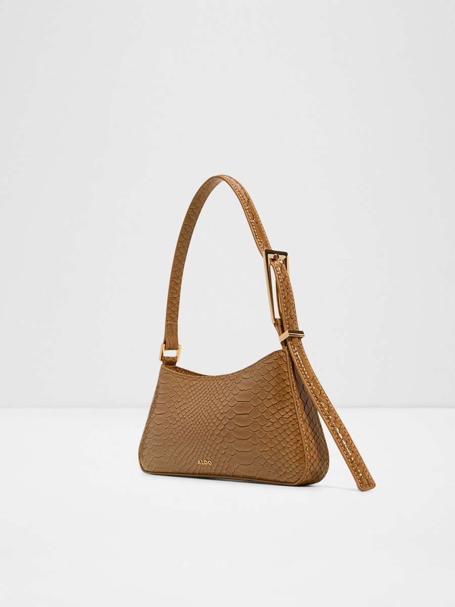Women Brown Textured Shoulder Bag