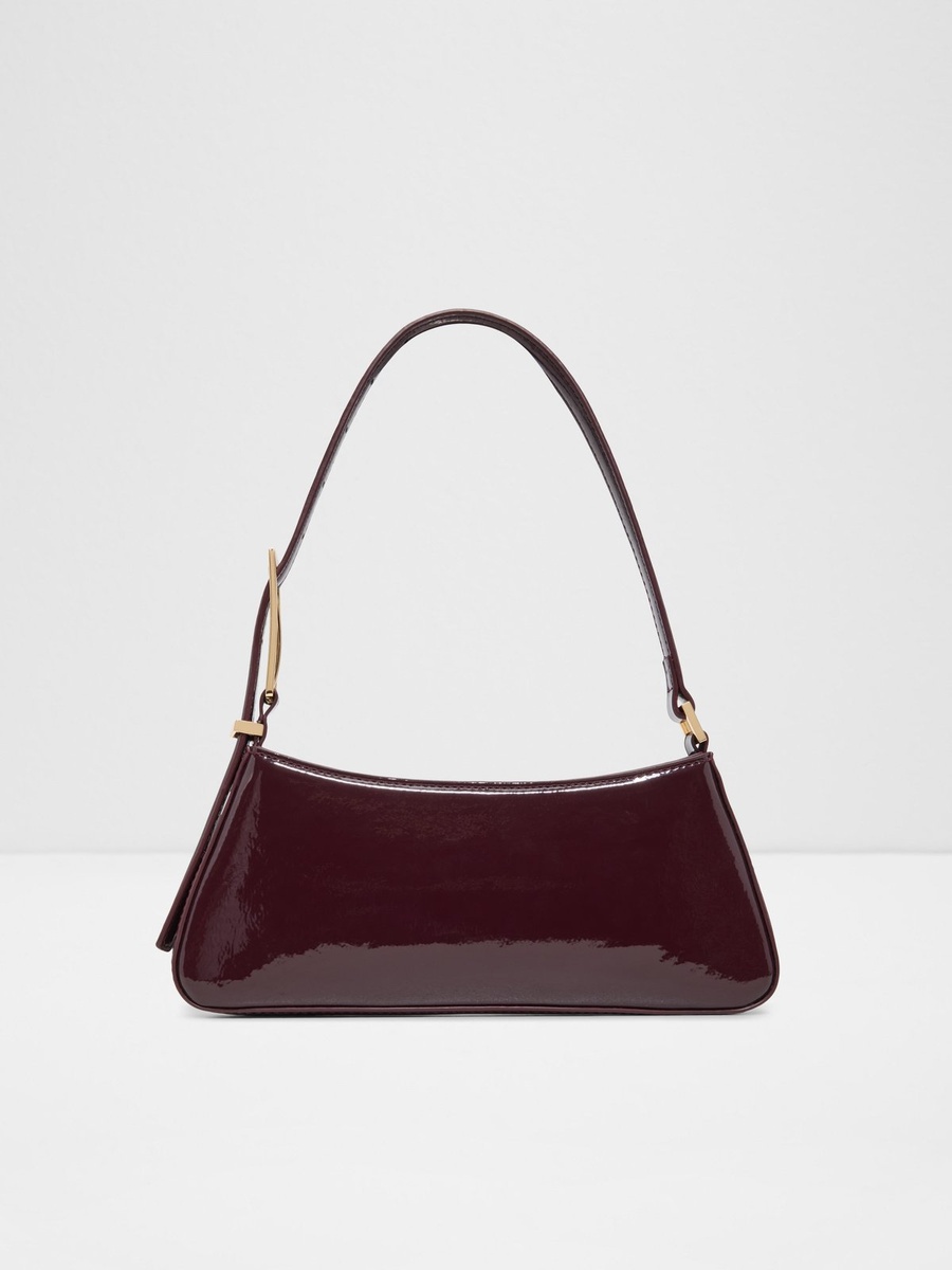 Women Burgundy Plain Handbag