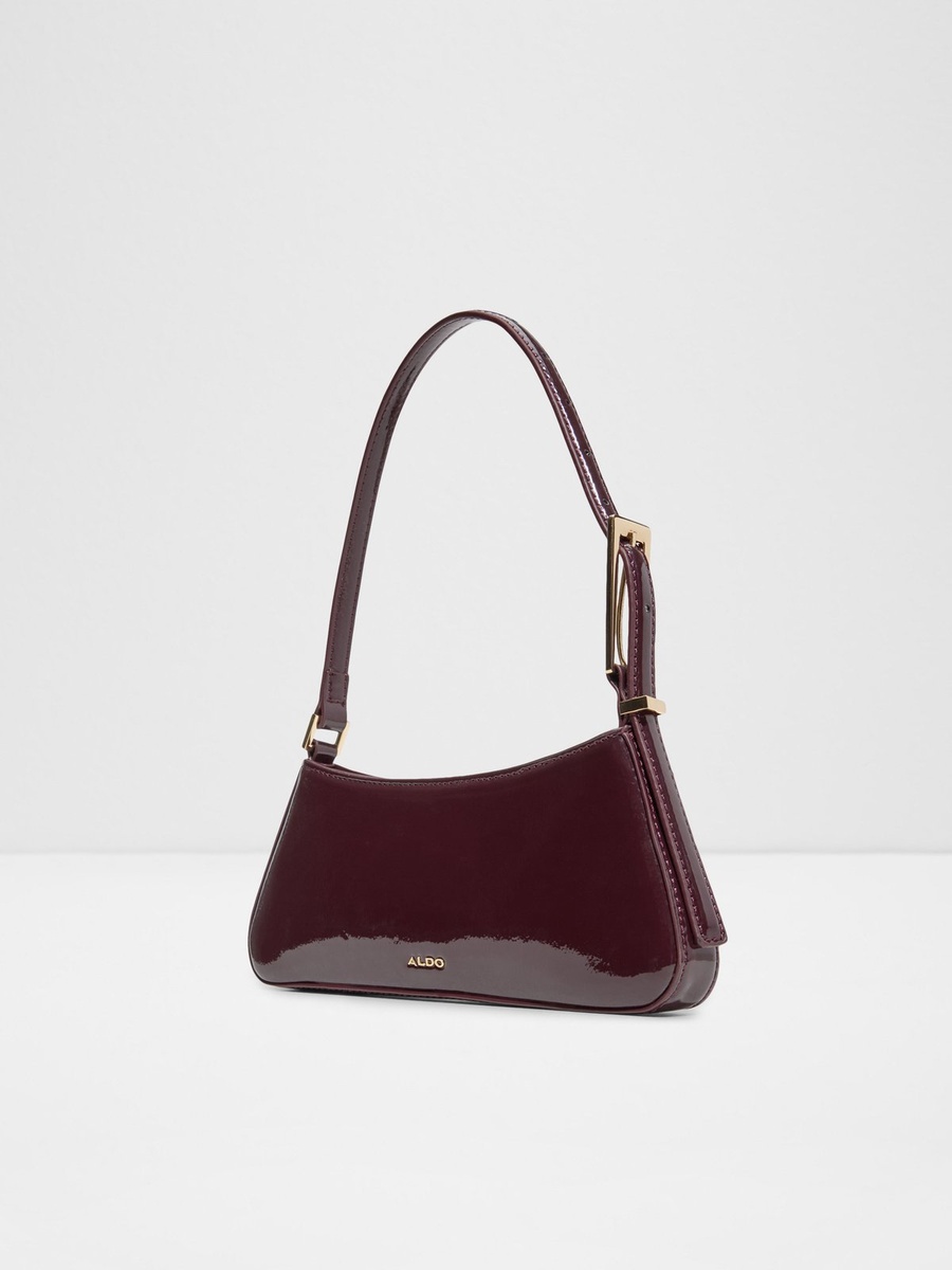 Women Burgundy Plain Handbag