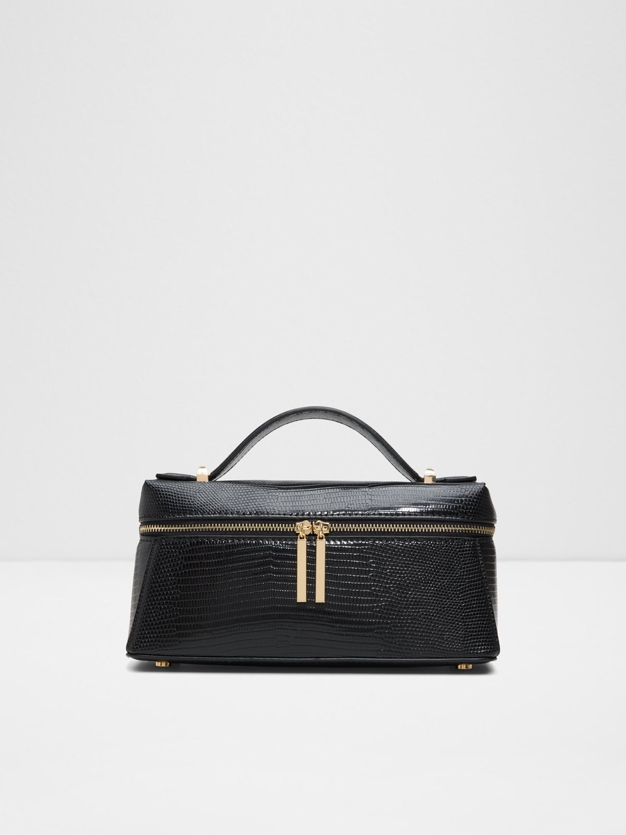 Women Black Plain Handbag
