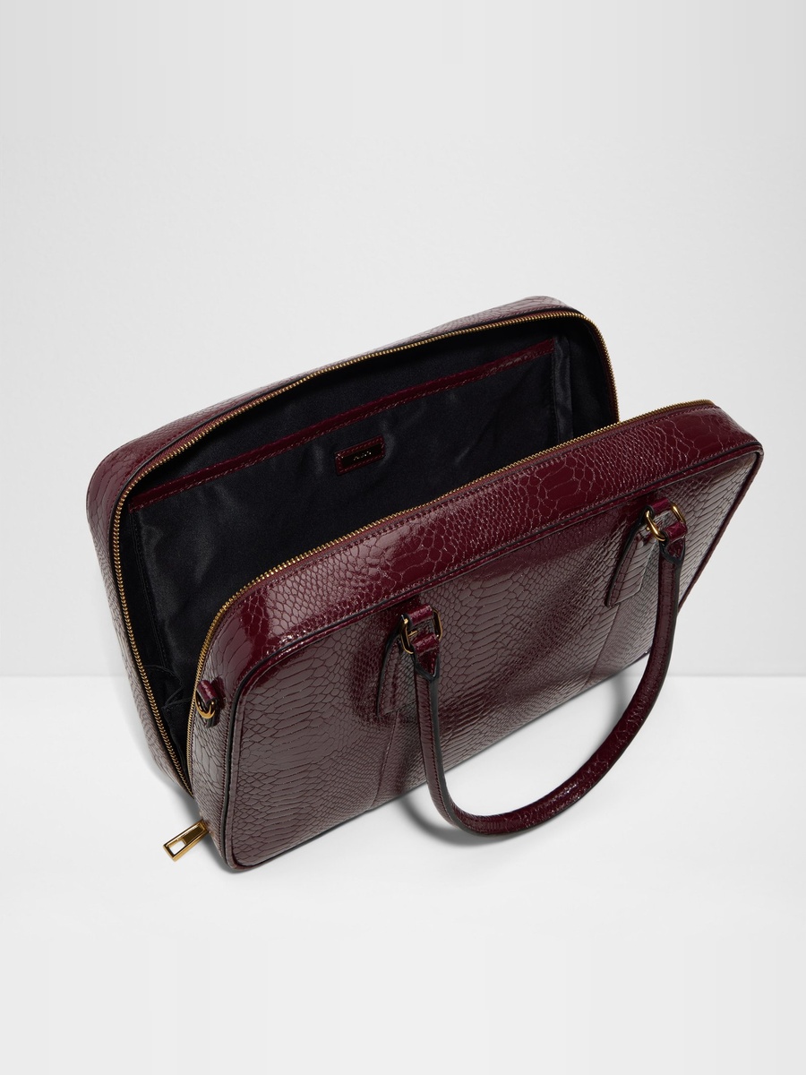 Women Maroon Plain Handbag