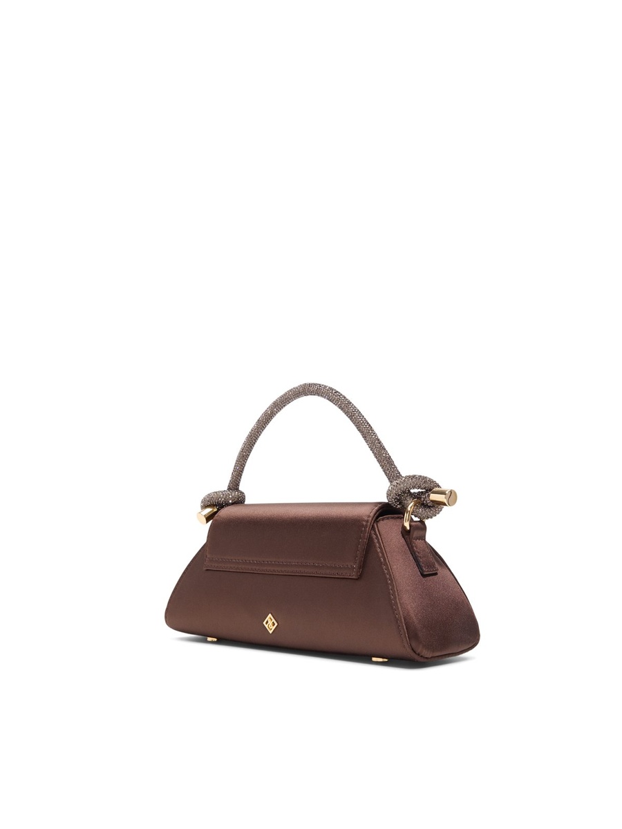 Women Brown Plain Handbag