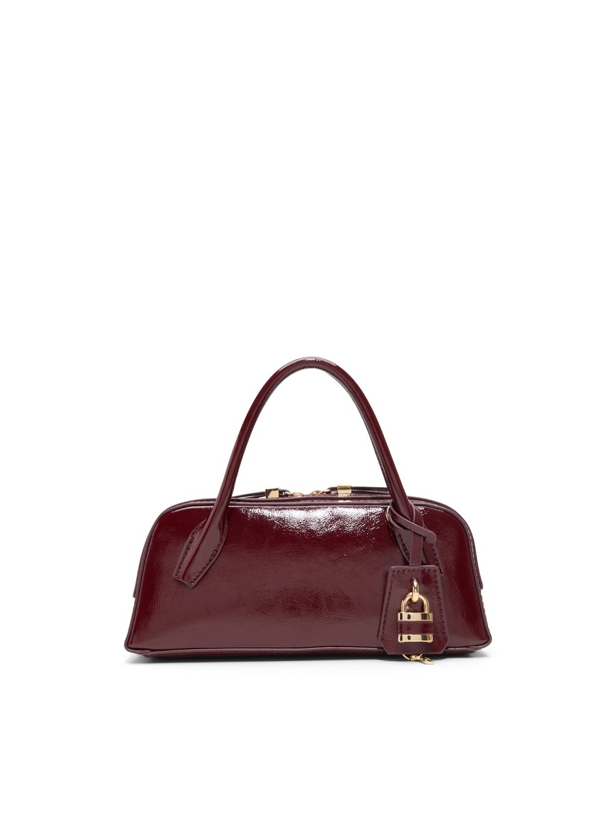 Women Burgundy Plain Handbag
