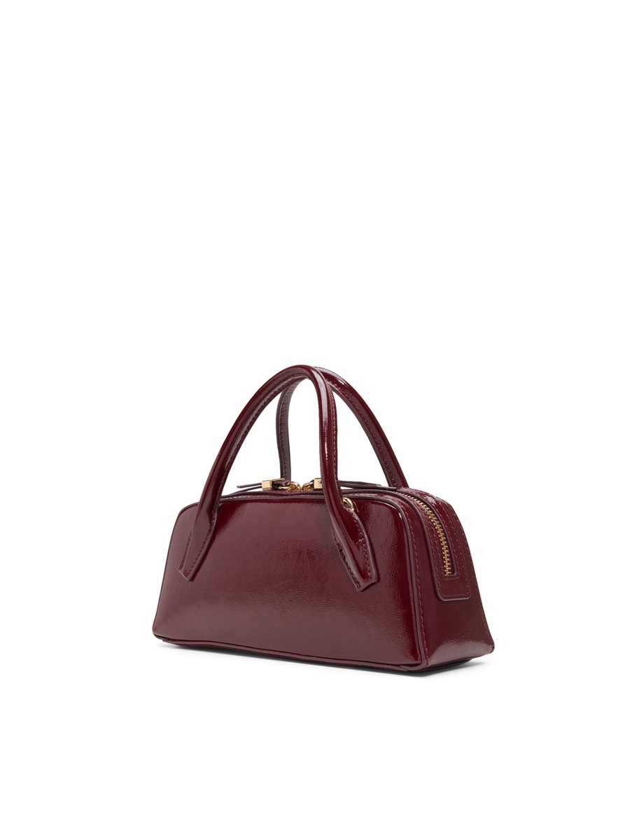 Women Burgundy Plain Handbag