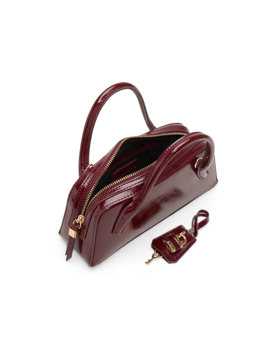 Women Burgundy Plain Handbag