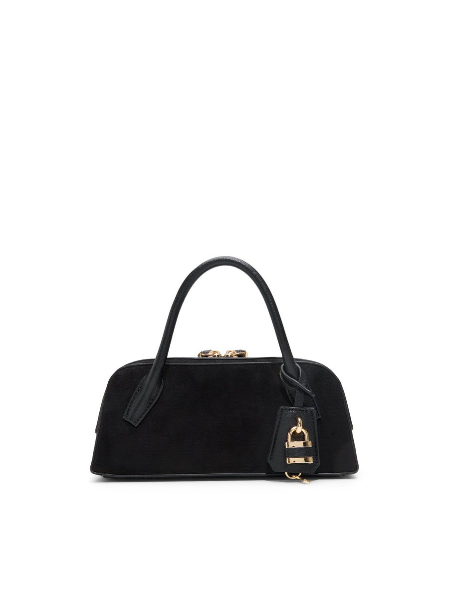 Women Black Plain Handbag