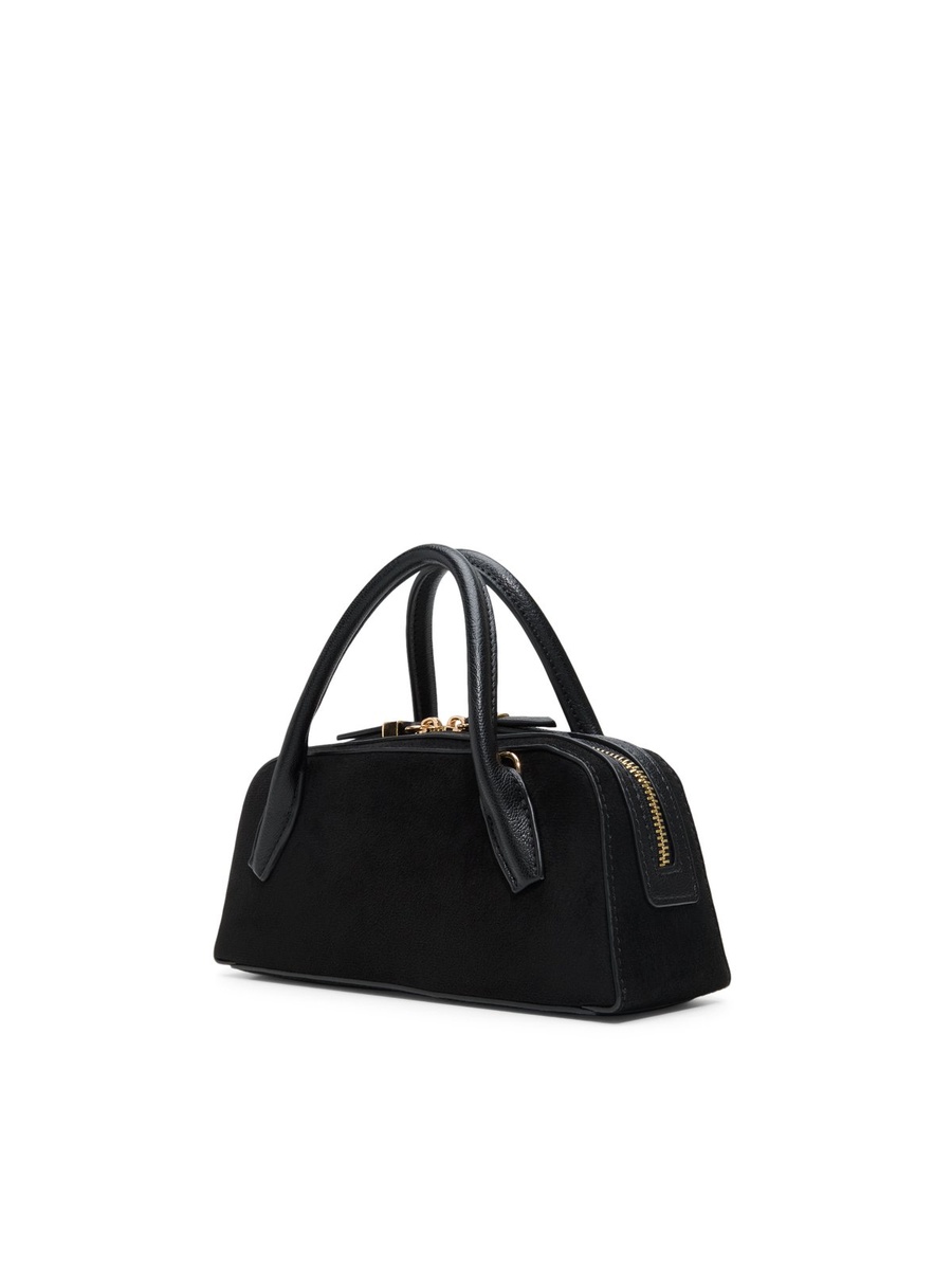 Women Black Plain Handbag