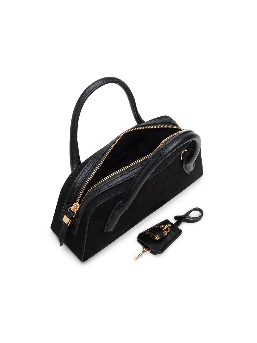 Women Black Plain Handbag