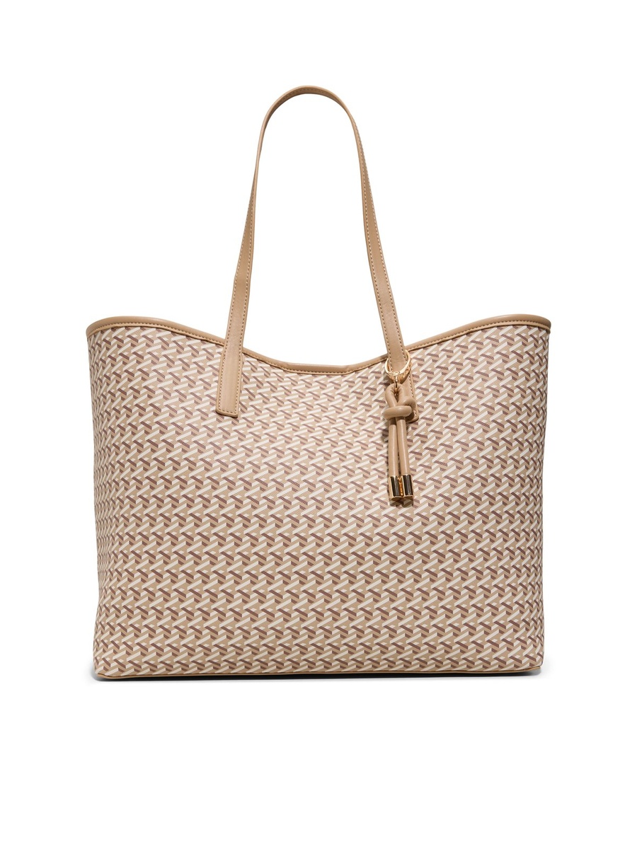 Women Tan Printed Handbag