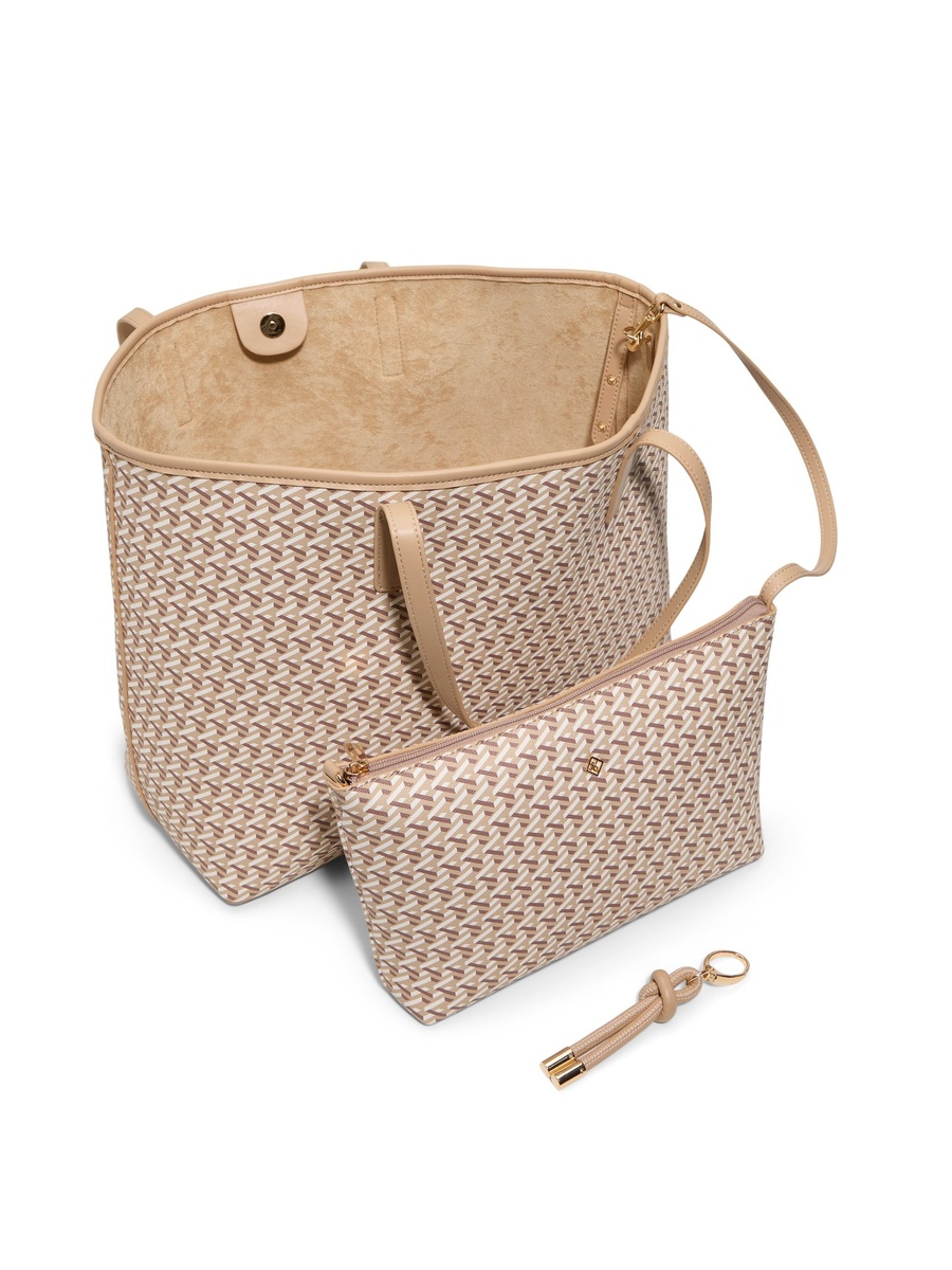 Women Tan Printed Handbag