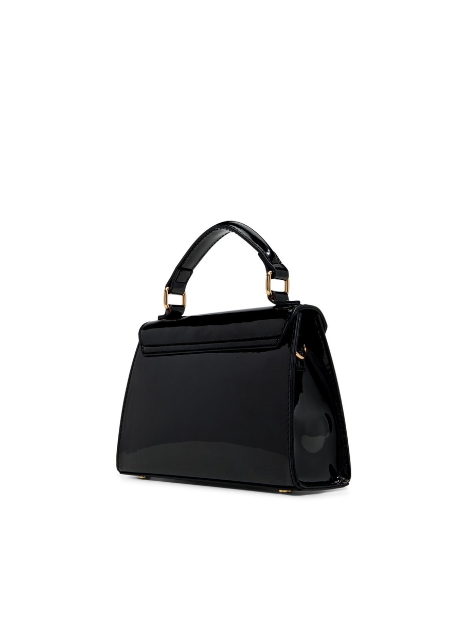 Women Black Plain Handbag