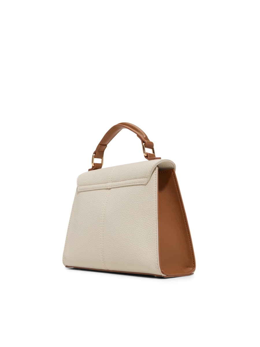 Women Beige Plain Handbag