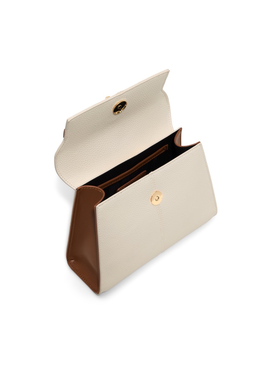 Women Beige Plain Handbag