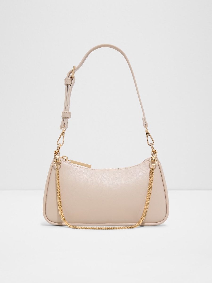 Women Beige Plain Shoulder Bag