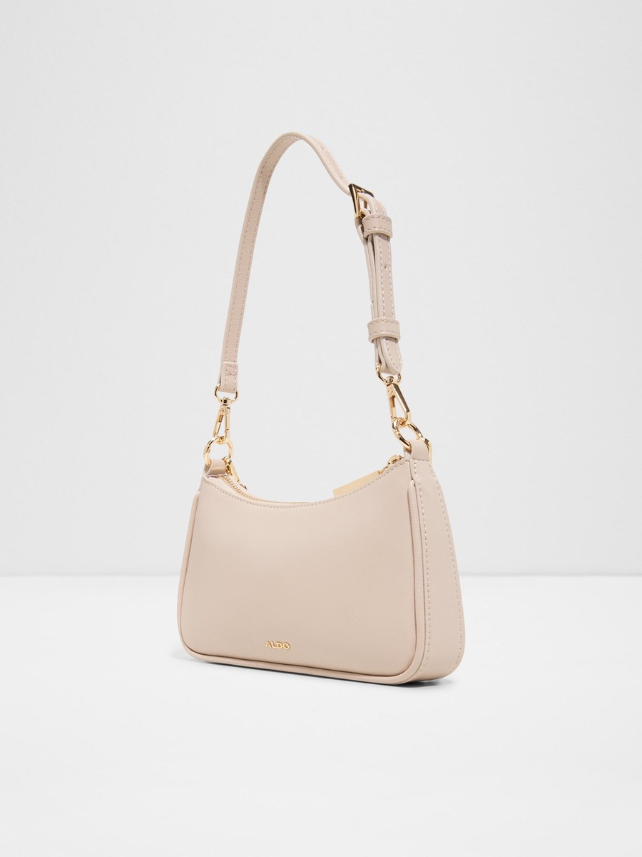Women Beige Plain Shoulder Bag