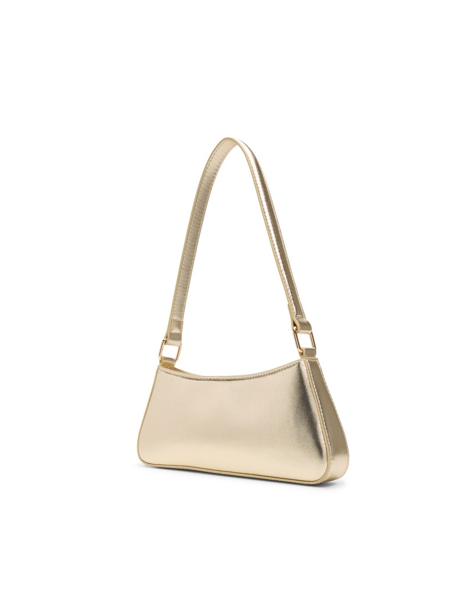 Women Gold Metallic Shoulder Bag