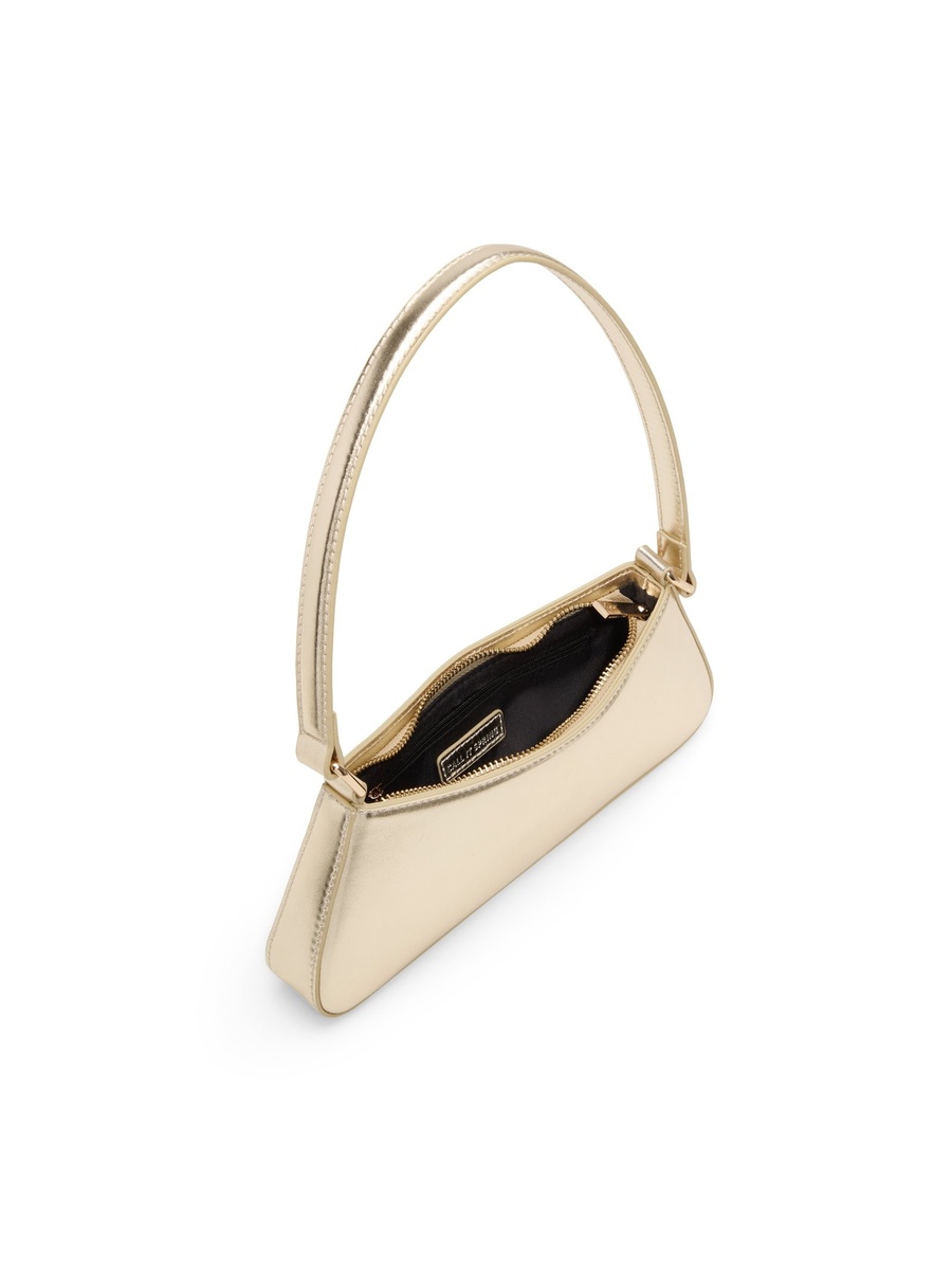 Women Gold Metallic Shoulder Bag
