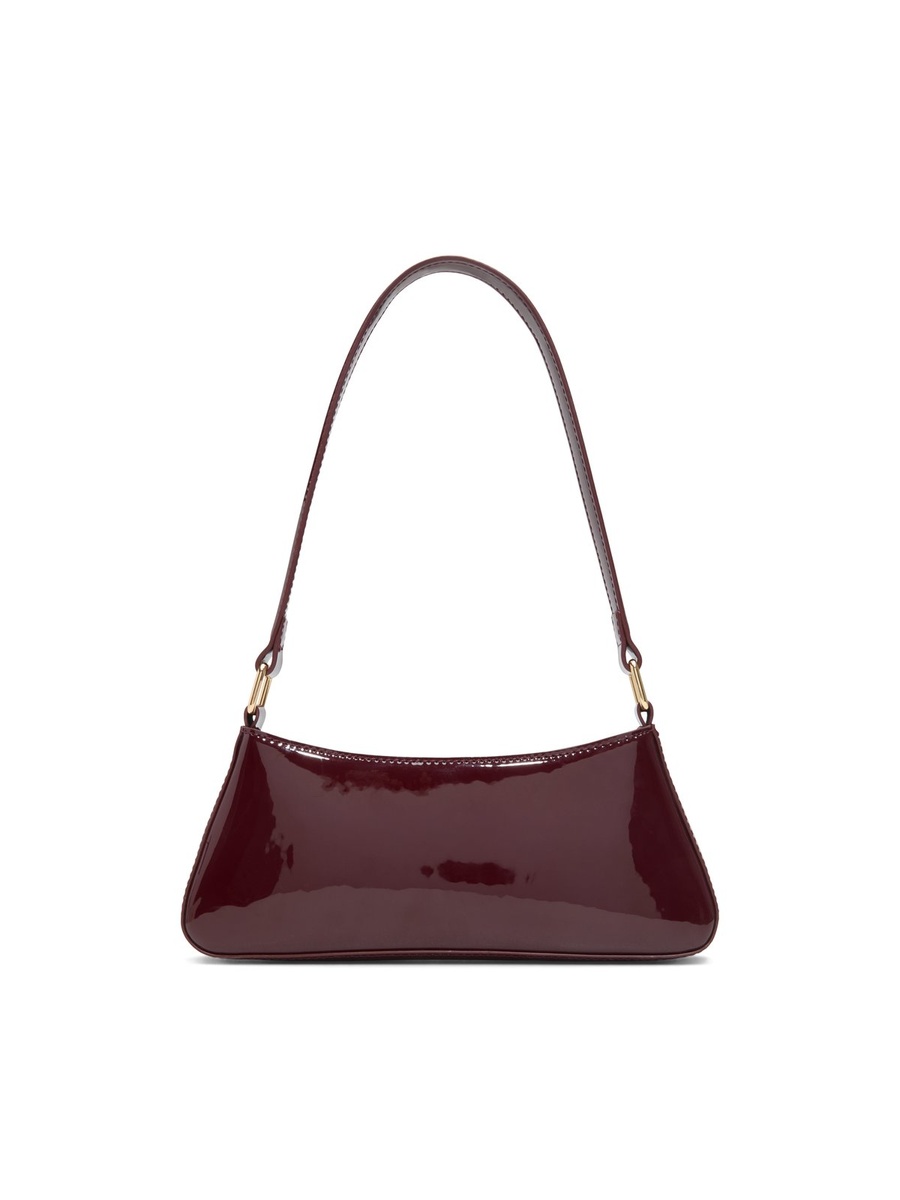 Women Maroon Plain Shoulder Bag