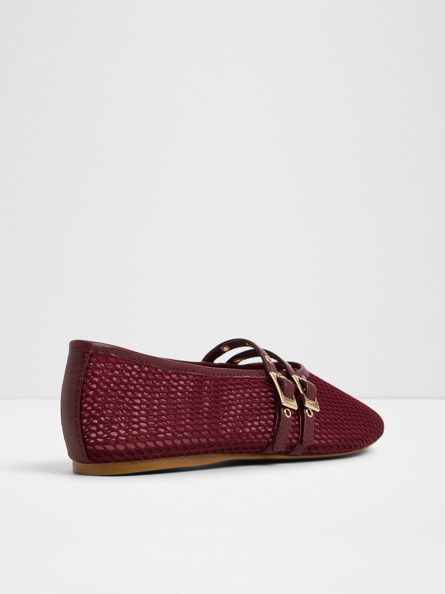 Women Burgundy PU Sports Sneakers