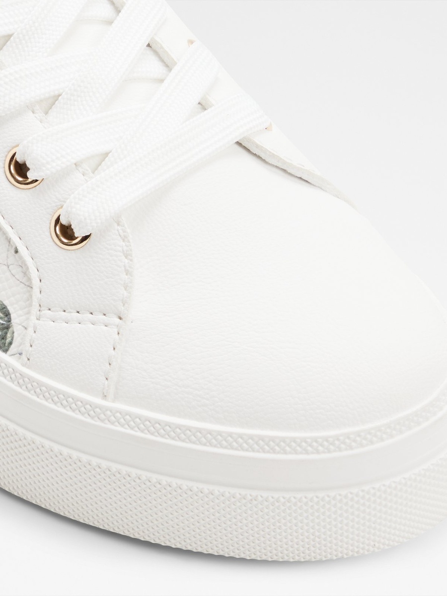 Women Floral PU Sneakers