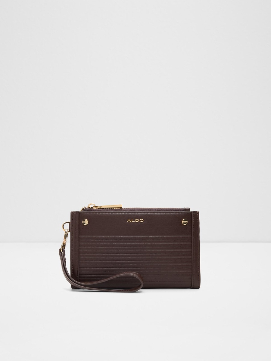 Women Brown Plain Wallet