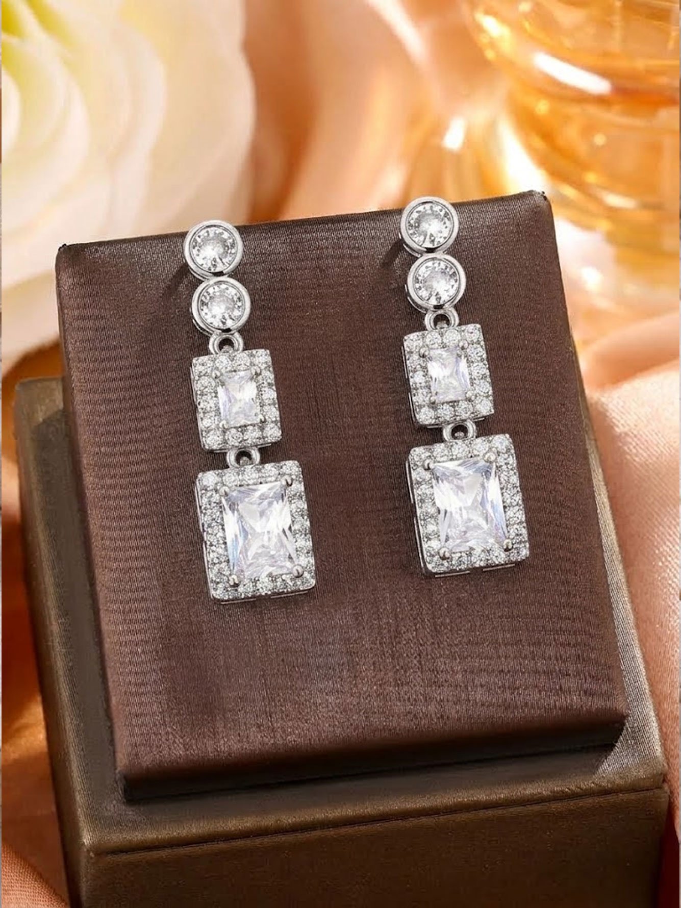 Silver Solid Danglers