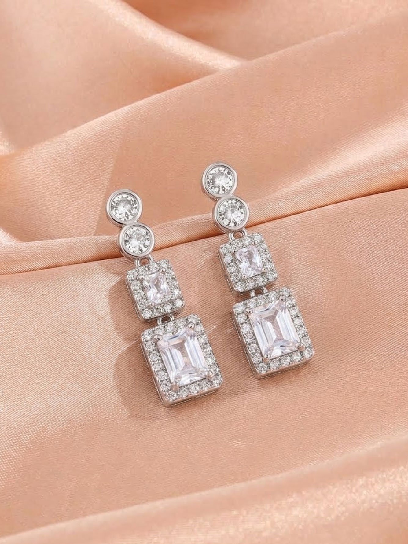 Silver Solid Danglers
