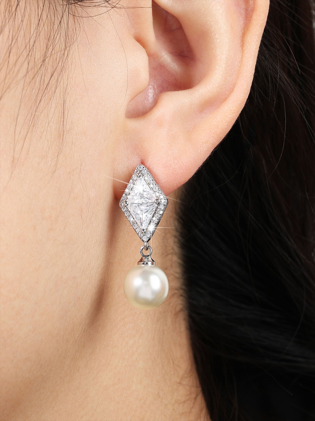 Silver Solid Stud Earrings