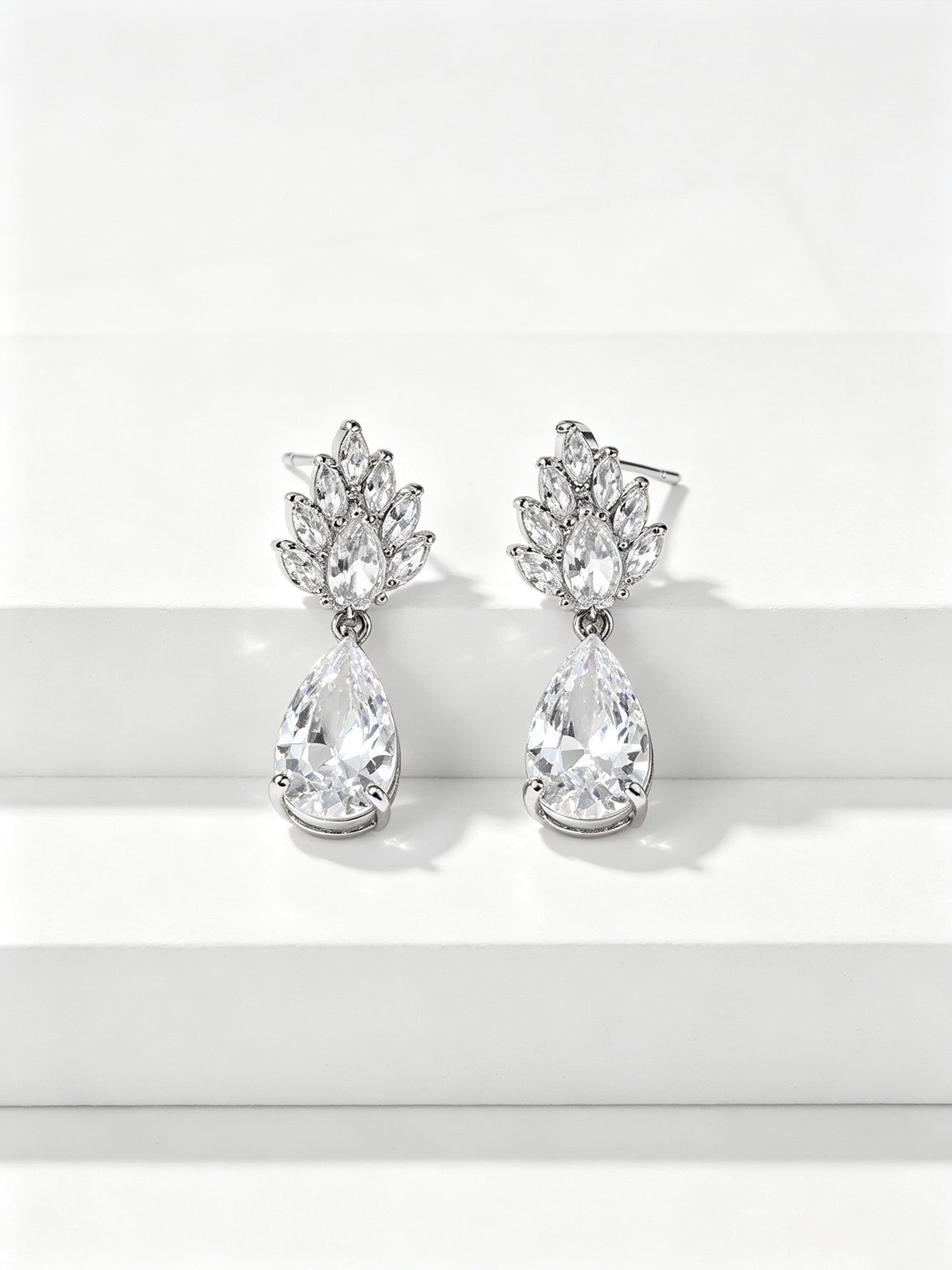 Silver Solid Danglers
