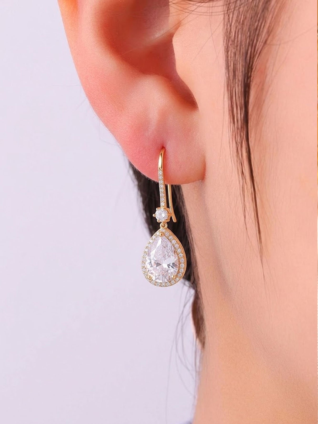 Gold Solid Danglers