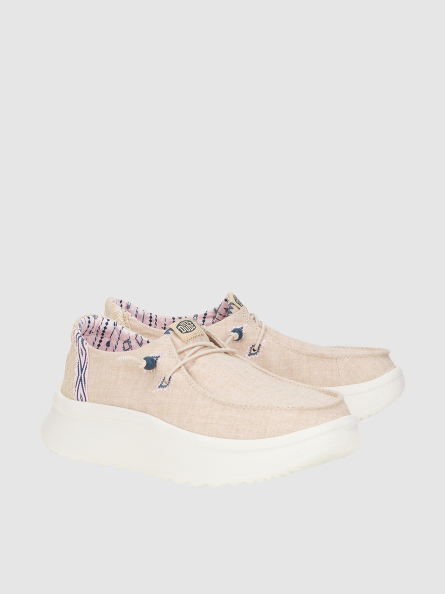 Wendy Peak Chambray Woven Shoes