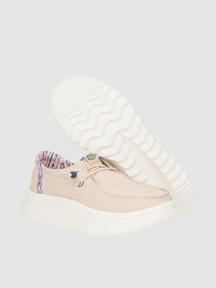 Wendy Peak Chambray Woven Shoes