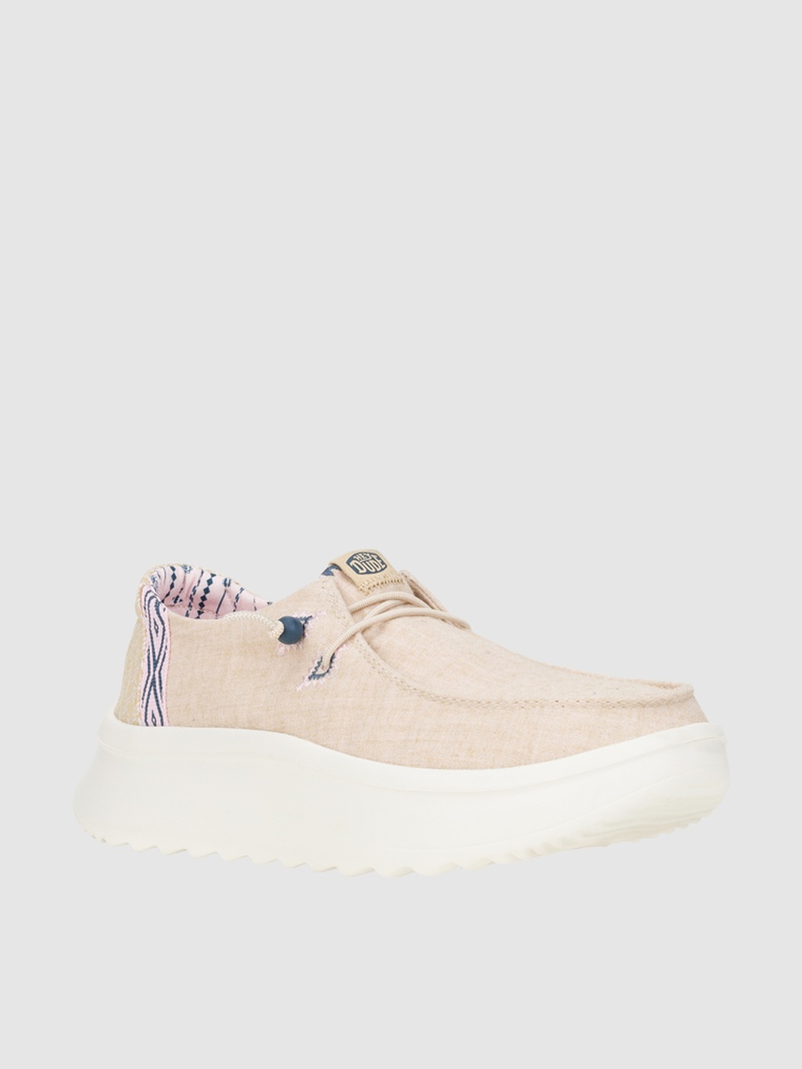 Wendy Peak Chambray Woven Shoes