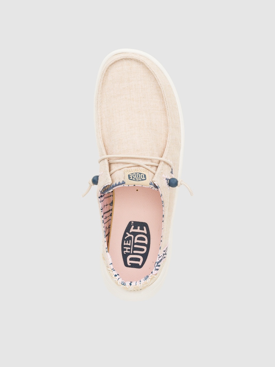 Wendy Peak Chambray Woven Shoes