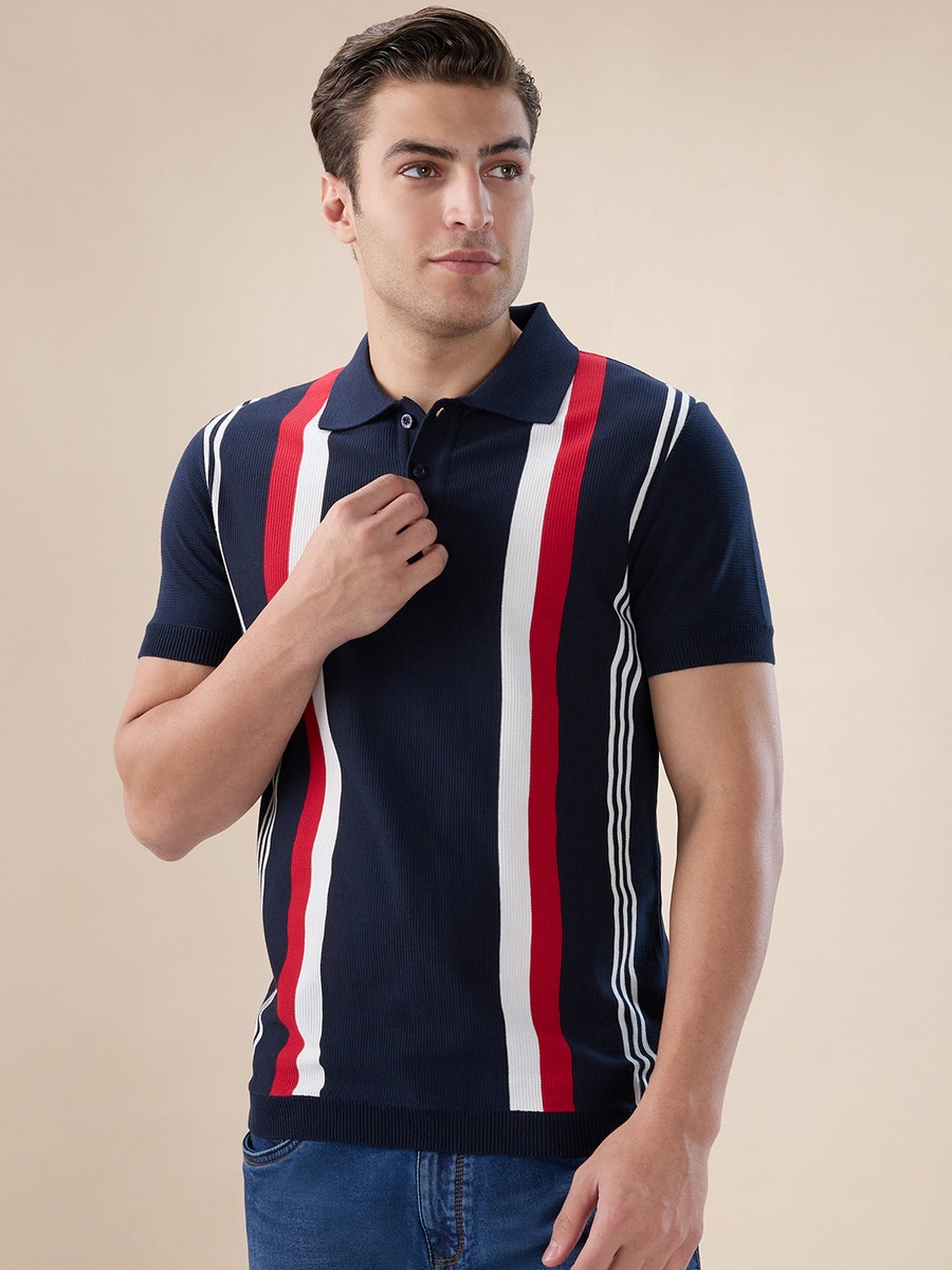 Striped Regular Fit Polo T-Shirt