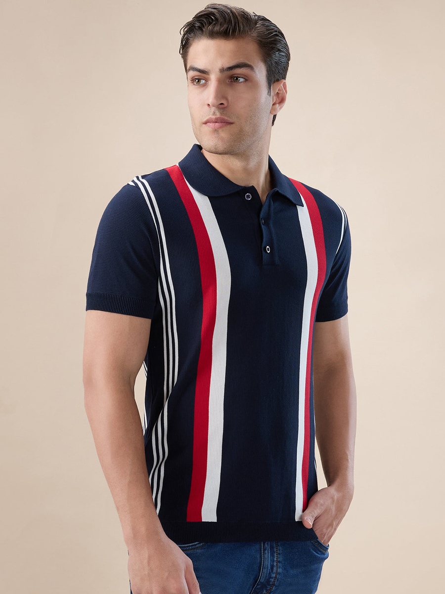 Striped Regular Fit Polo T-Shirt