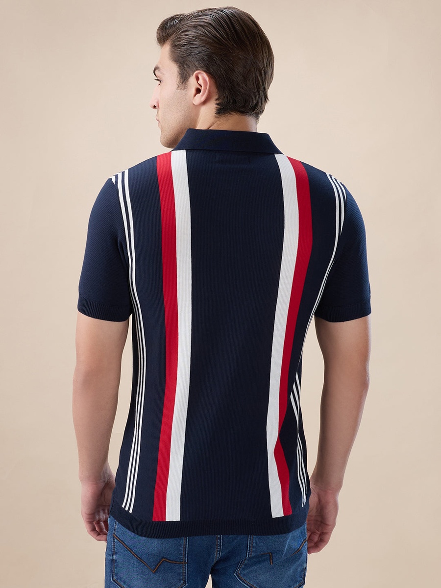 Striped Regular Fit Polo T-Shirt