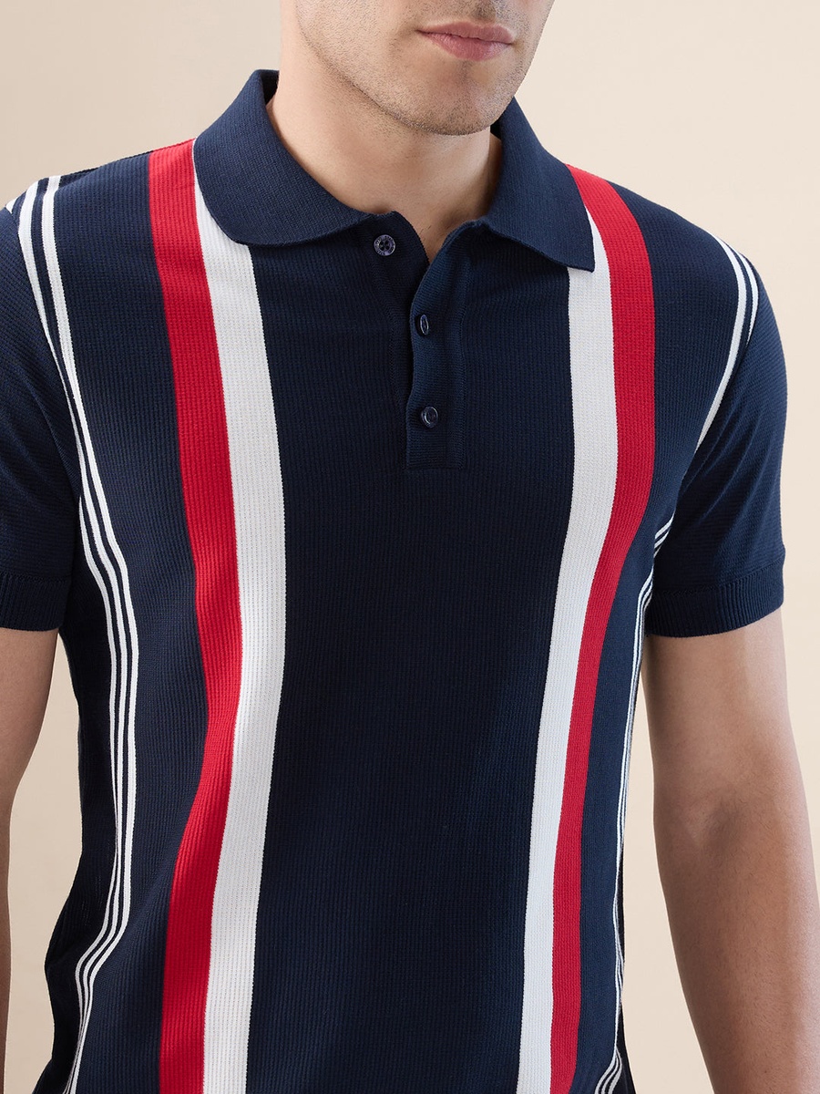 Striped Regular Fit Polo T-Shirt