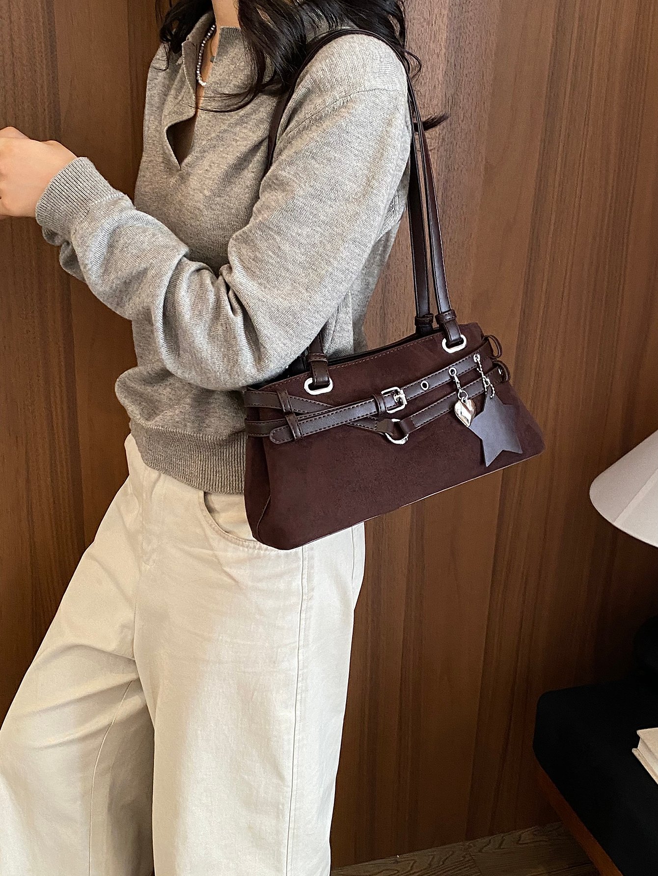 Womens single-shoulder underarm bag