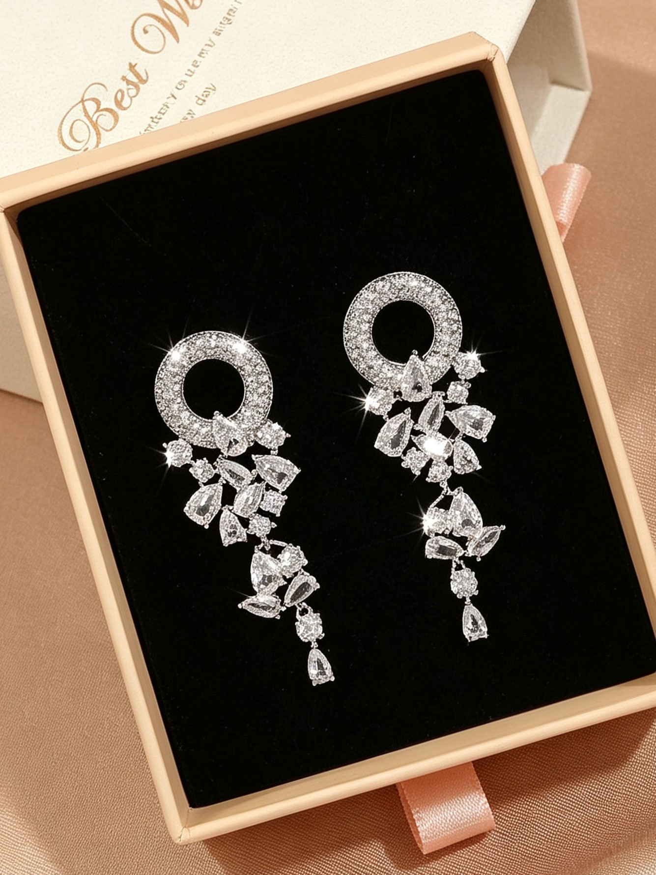 Silver Solid Danglers