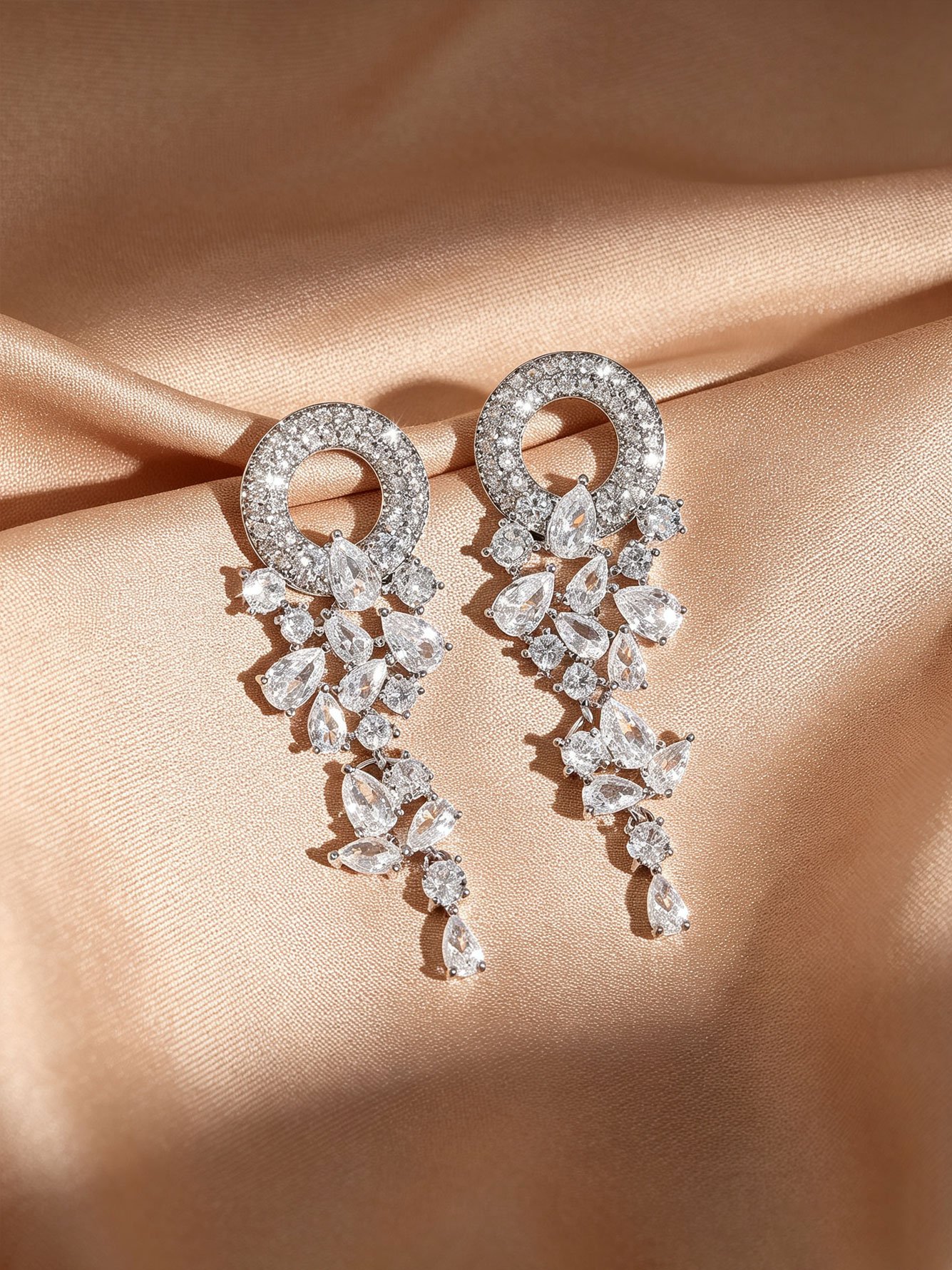 Silver Solid Danglers
