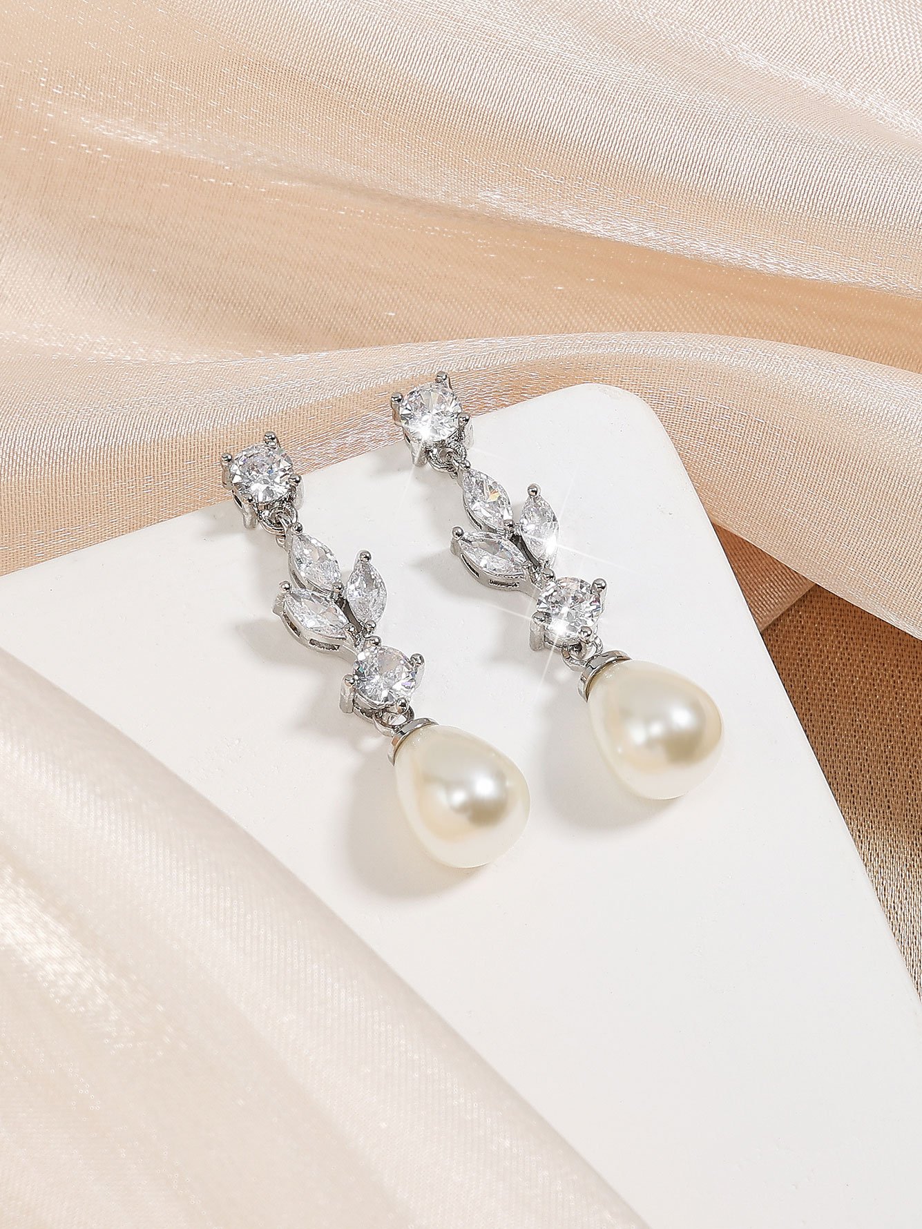 Silver Solid Danglers