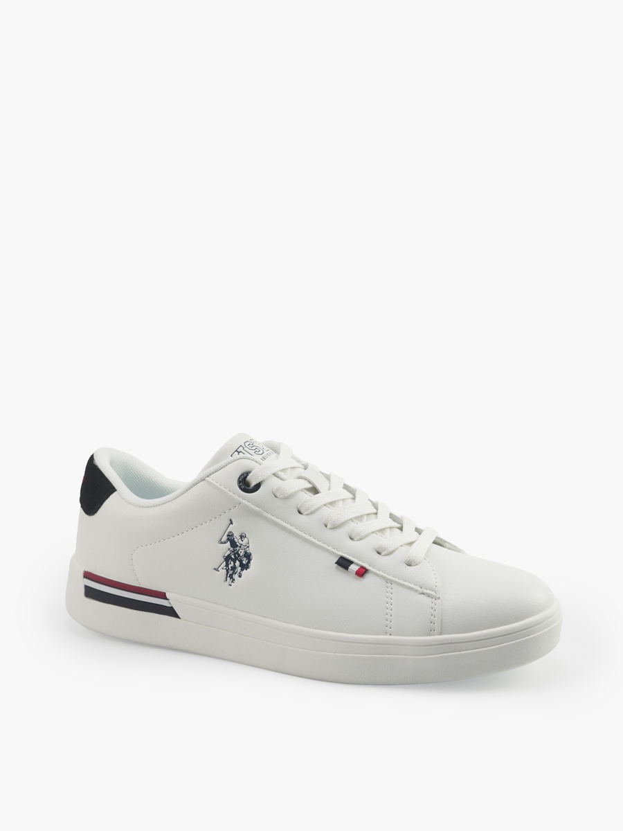 Men Logo Lace-Up Ankle Sneakers