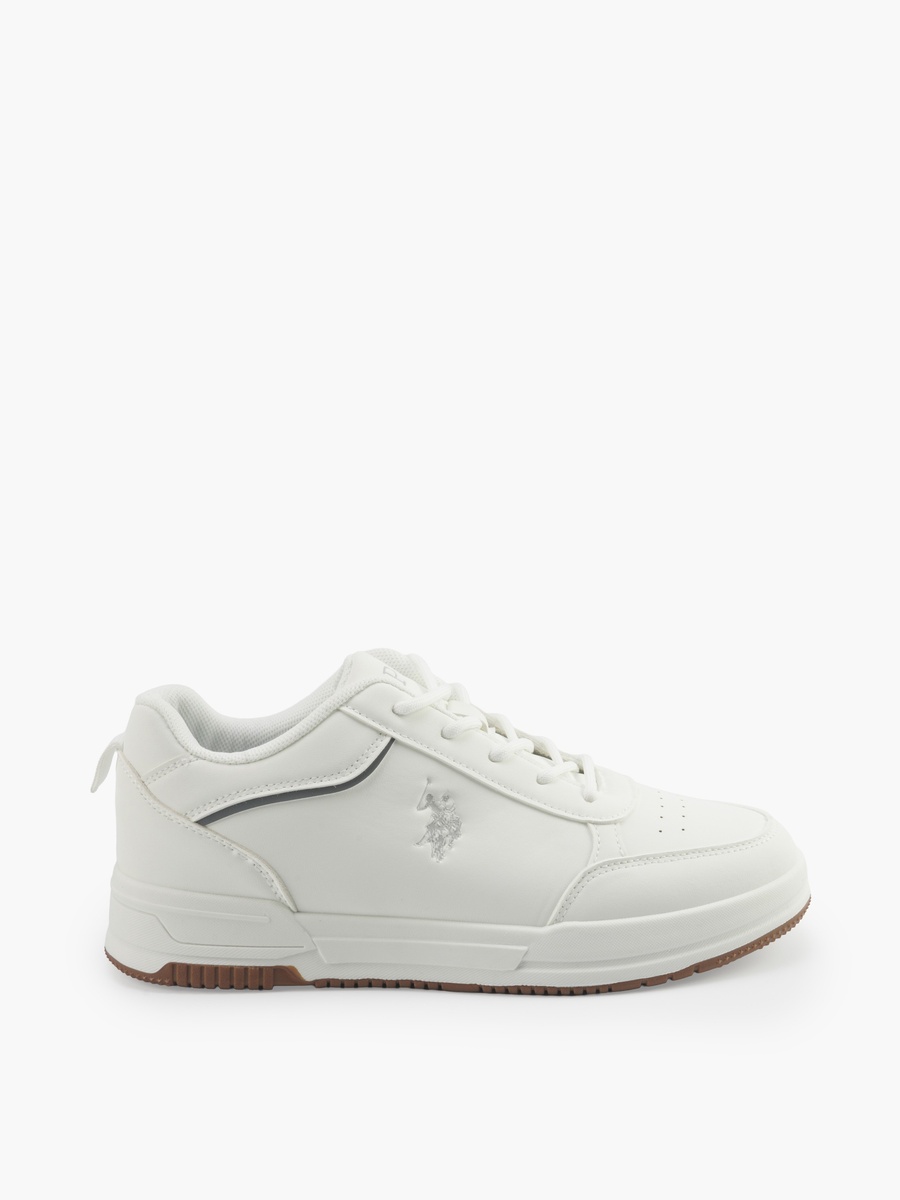 Men Logo Print Lace-Up Ankle Sneakers