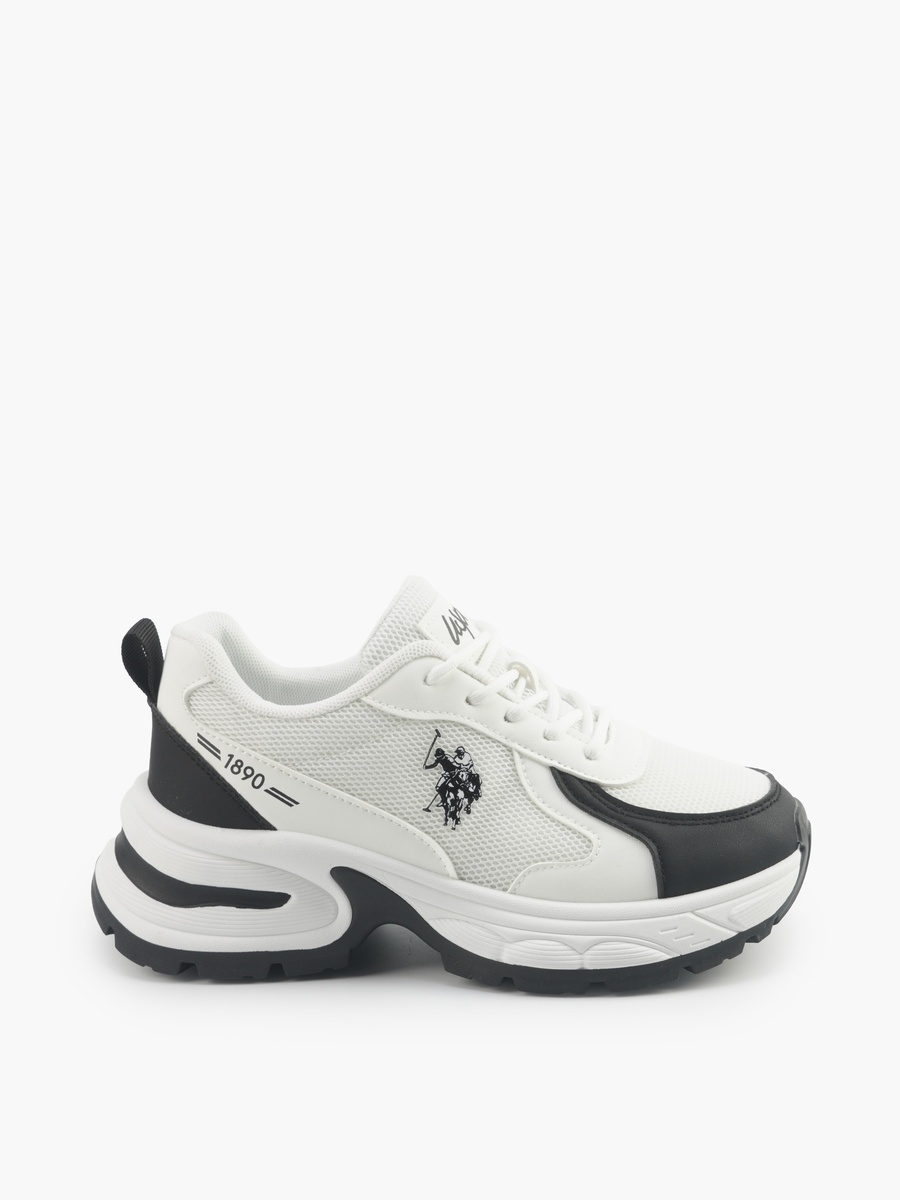 Women Colourblock Lace-Up Ankle Sneakers