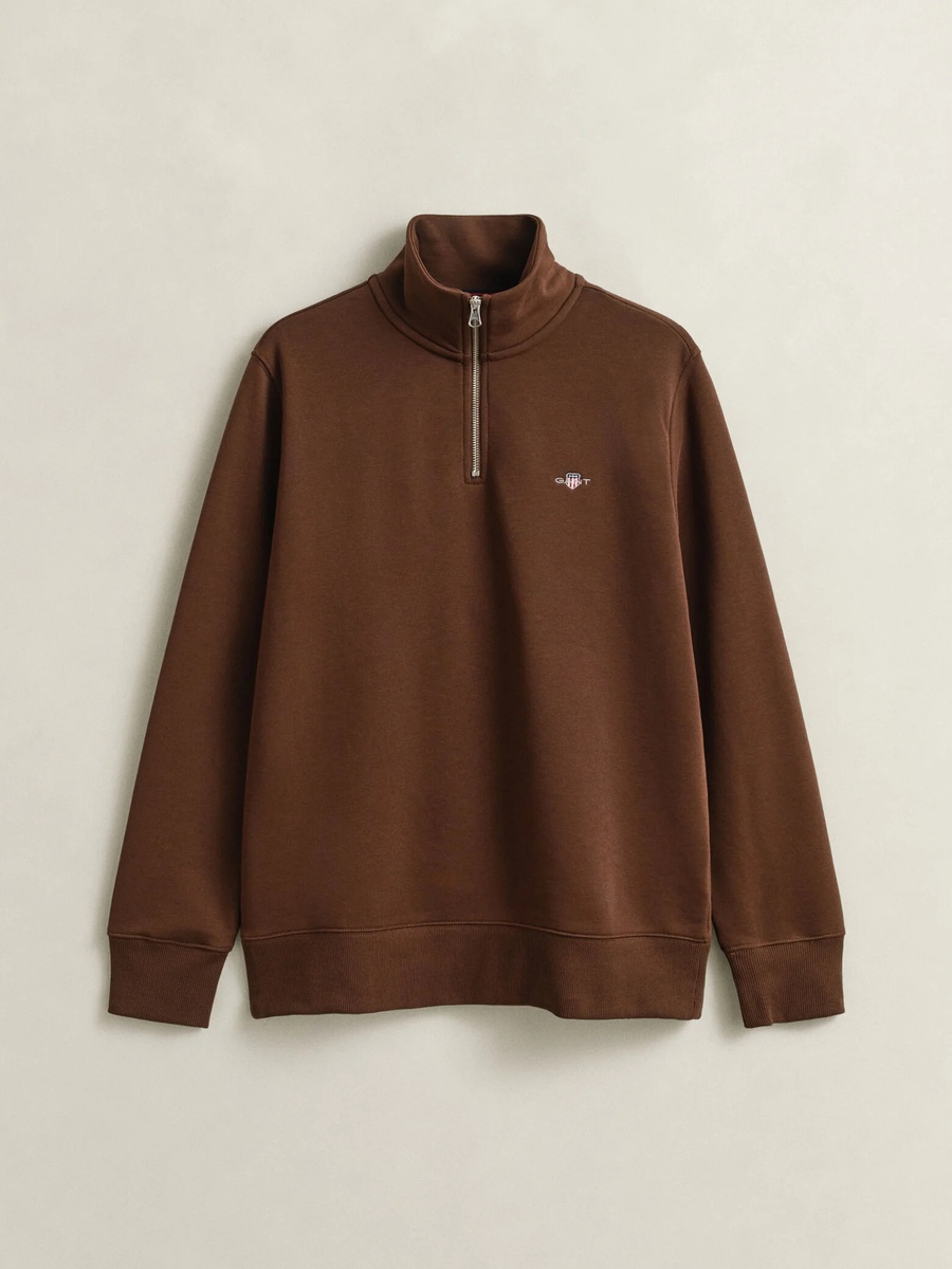 Men Shield Half-Zip Sweatshirt