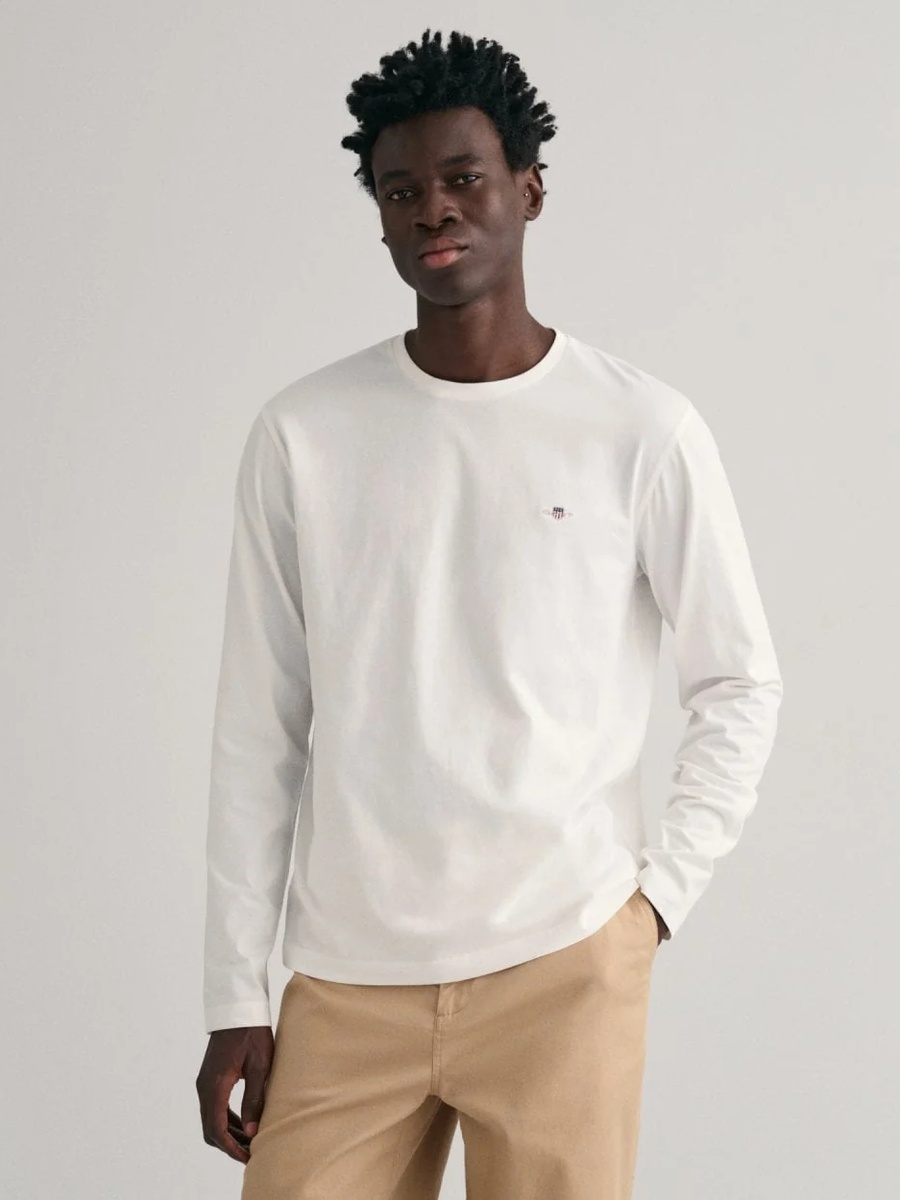 Men Shield Long Sleeve T-Shirt