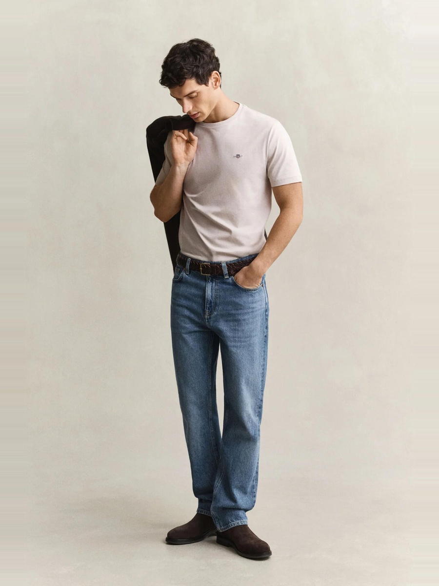 Men Regular Shield Short Sleeve T-Shirt